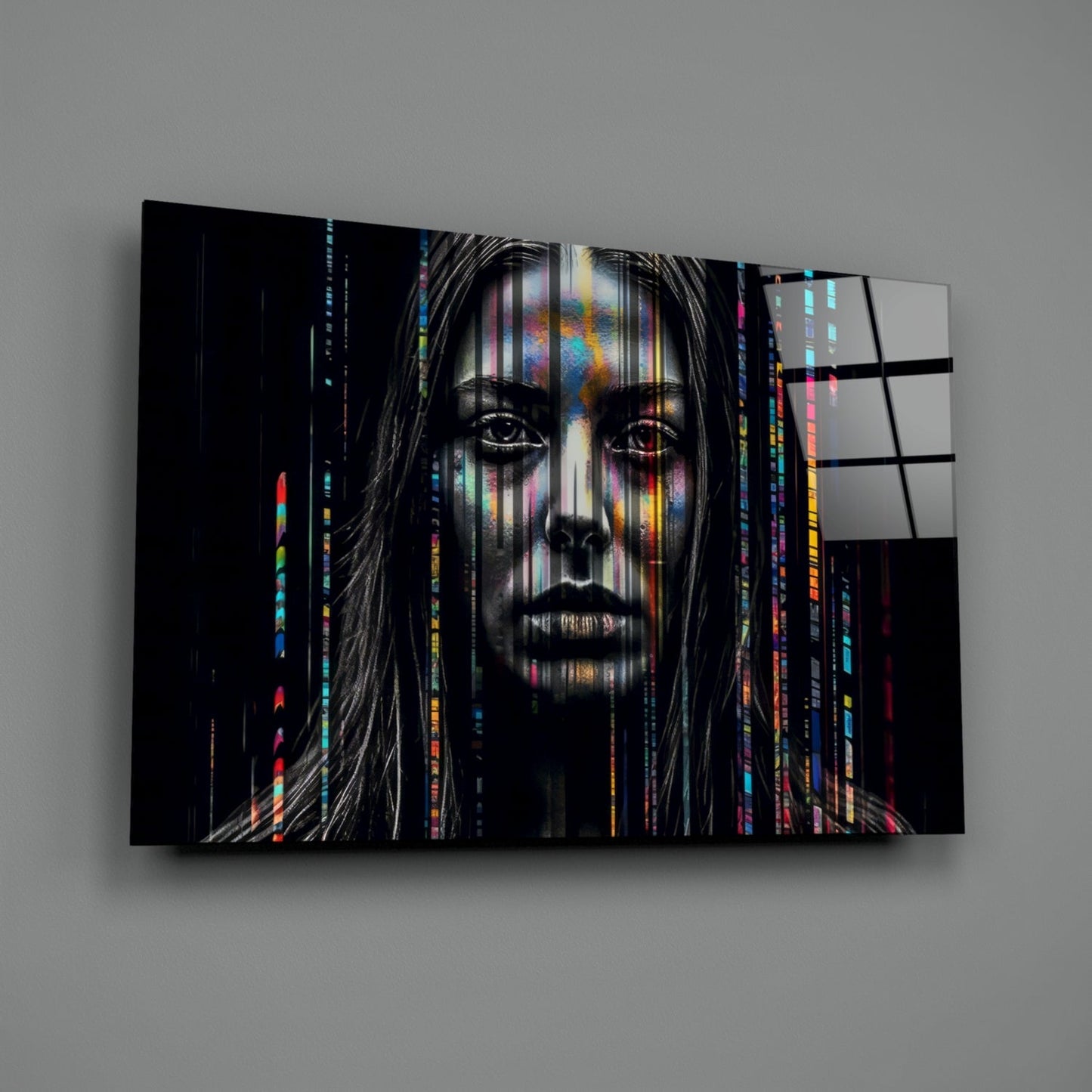Color Stream Glass Wall Art || Designers Collection-1