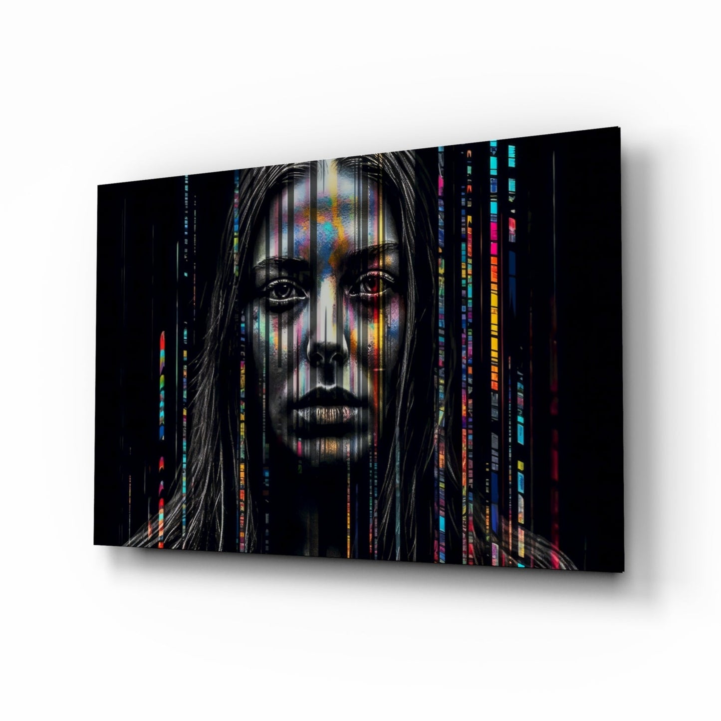 Color Stream Glass Wall Art || Designers Collection-0