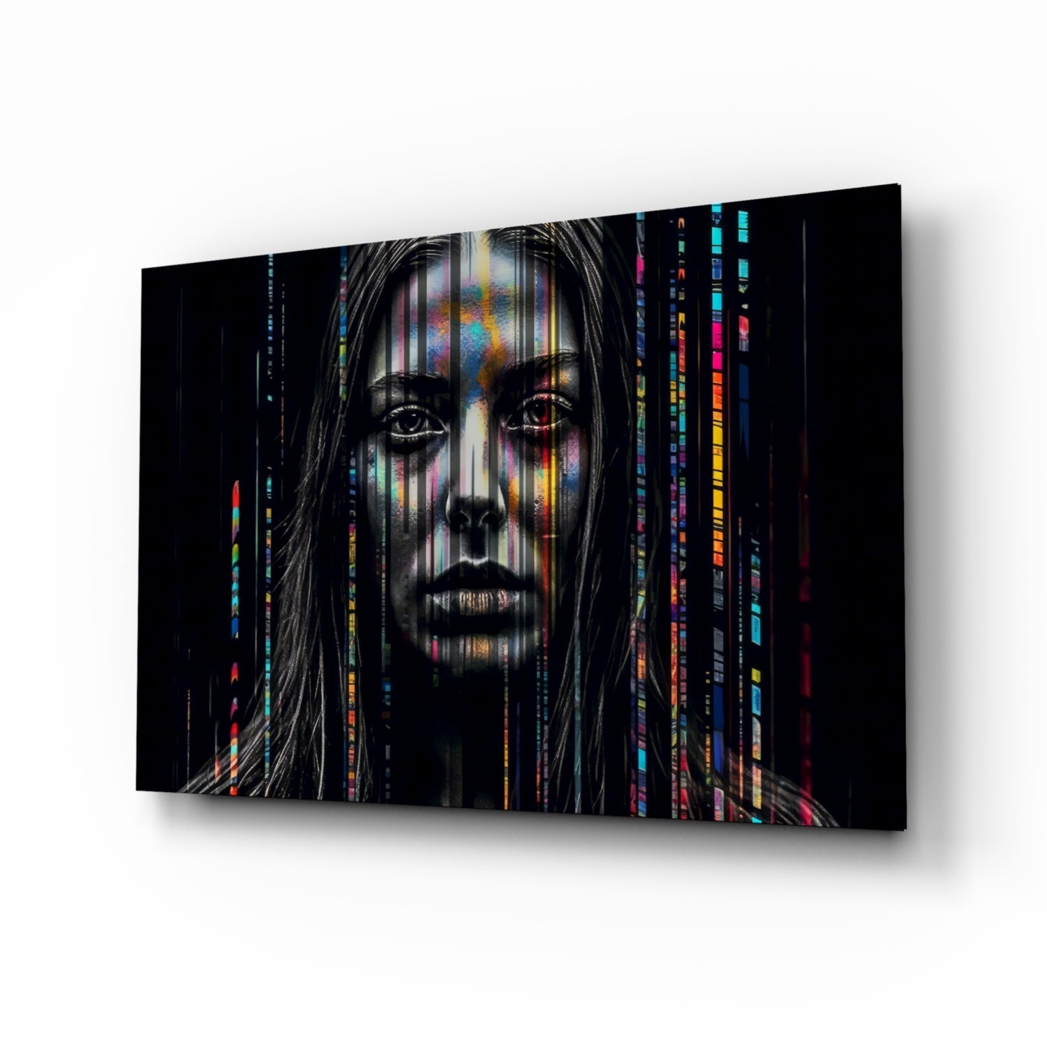 Color Stream Glass Wall Art || Designers Collection-0