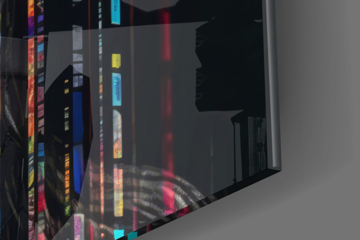 Color Stream Glass Wall Art || Designers Collection