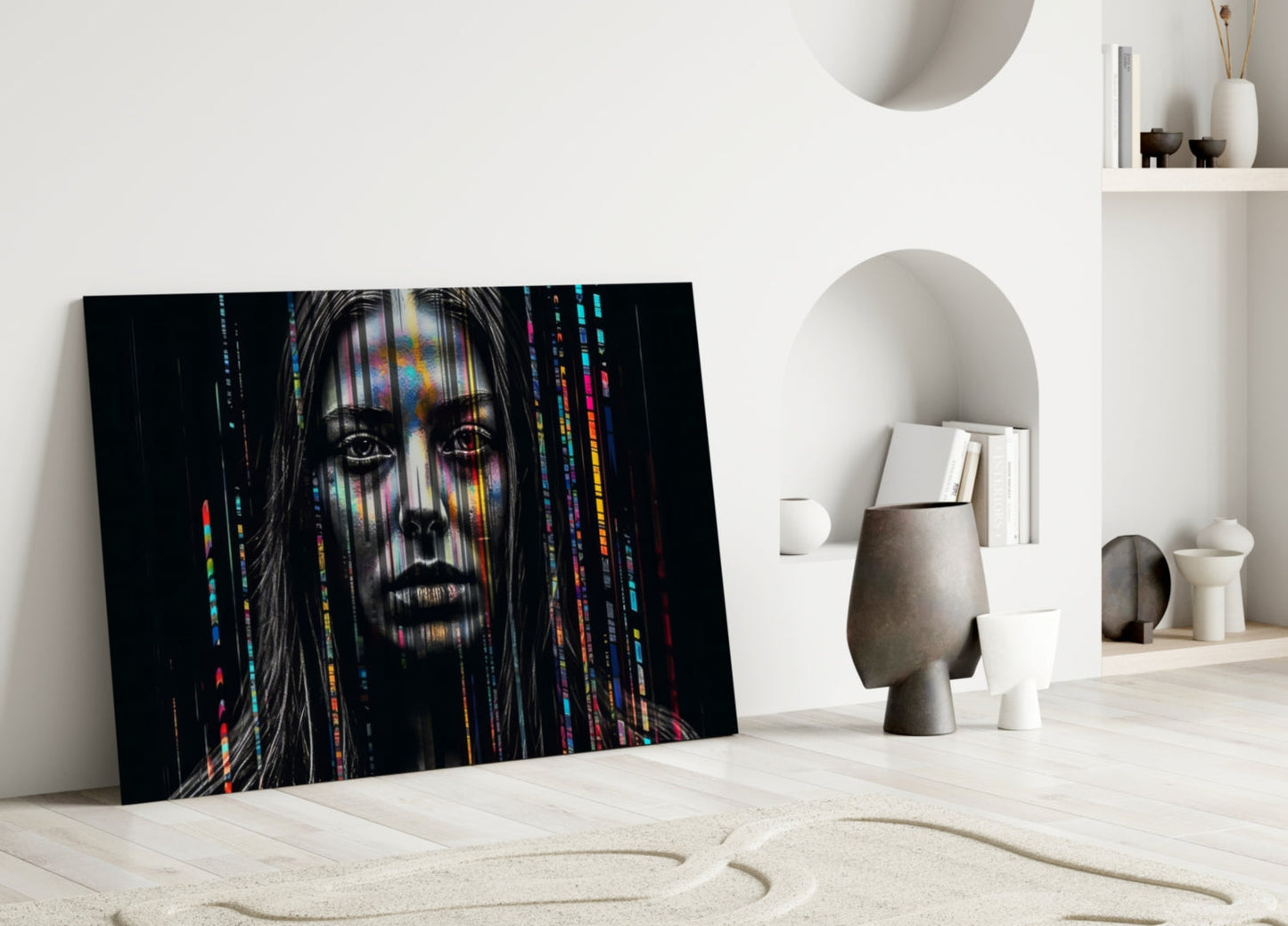 Color Stream Glass Wall Art || Designers Collection