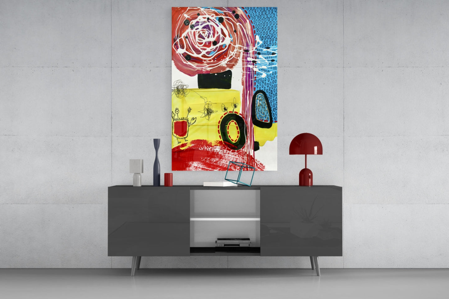 Mix Glass Wall Art || Designer Collection
