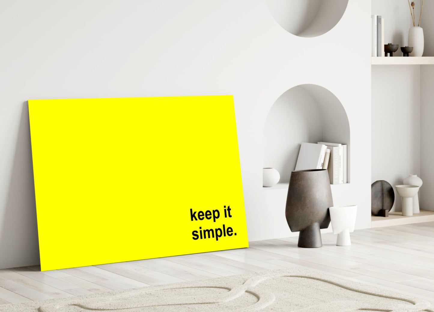 Simple Glass Wall Art || Designer Collection