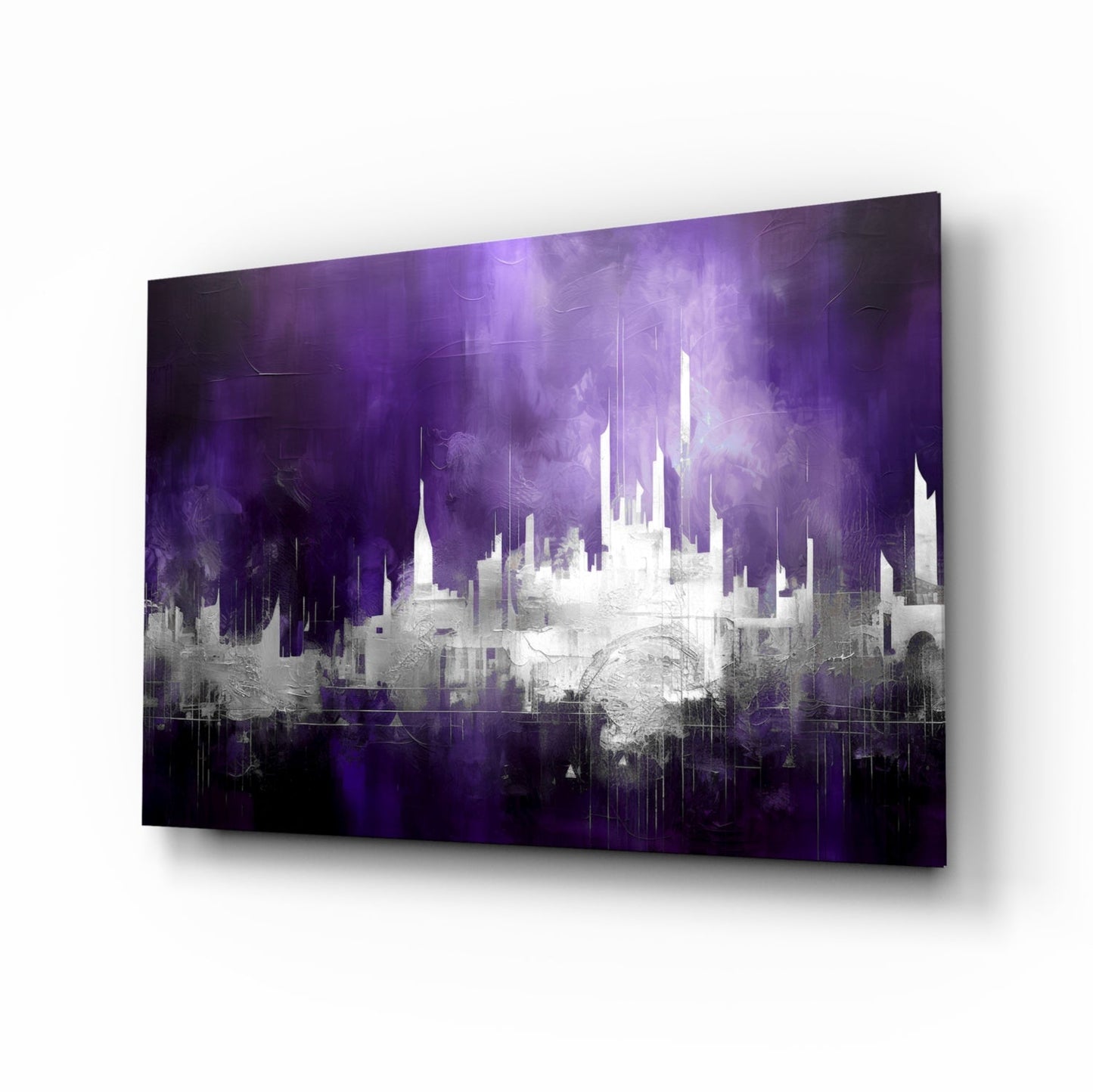 City Silhouette Glass Wall Art || Designer Collection-0