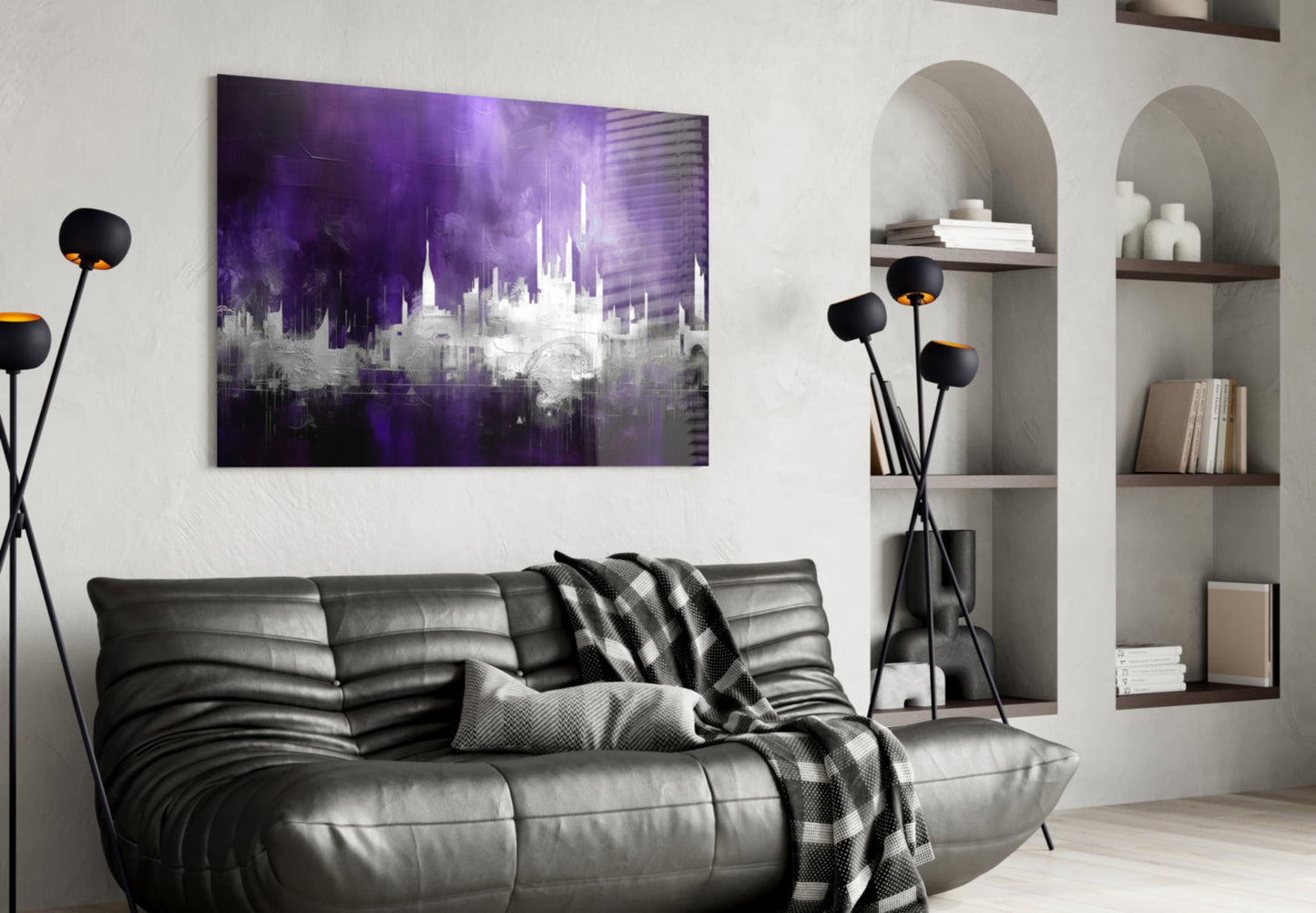 City Silhouette Glass Wall Art || Designer Collection-3