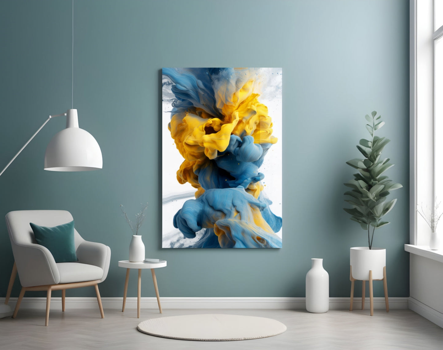 Color Explosion Glass Wall Art || Designer Collection-3