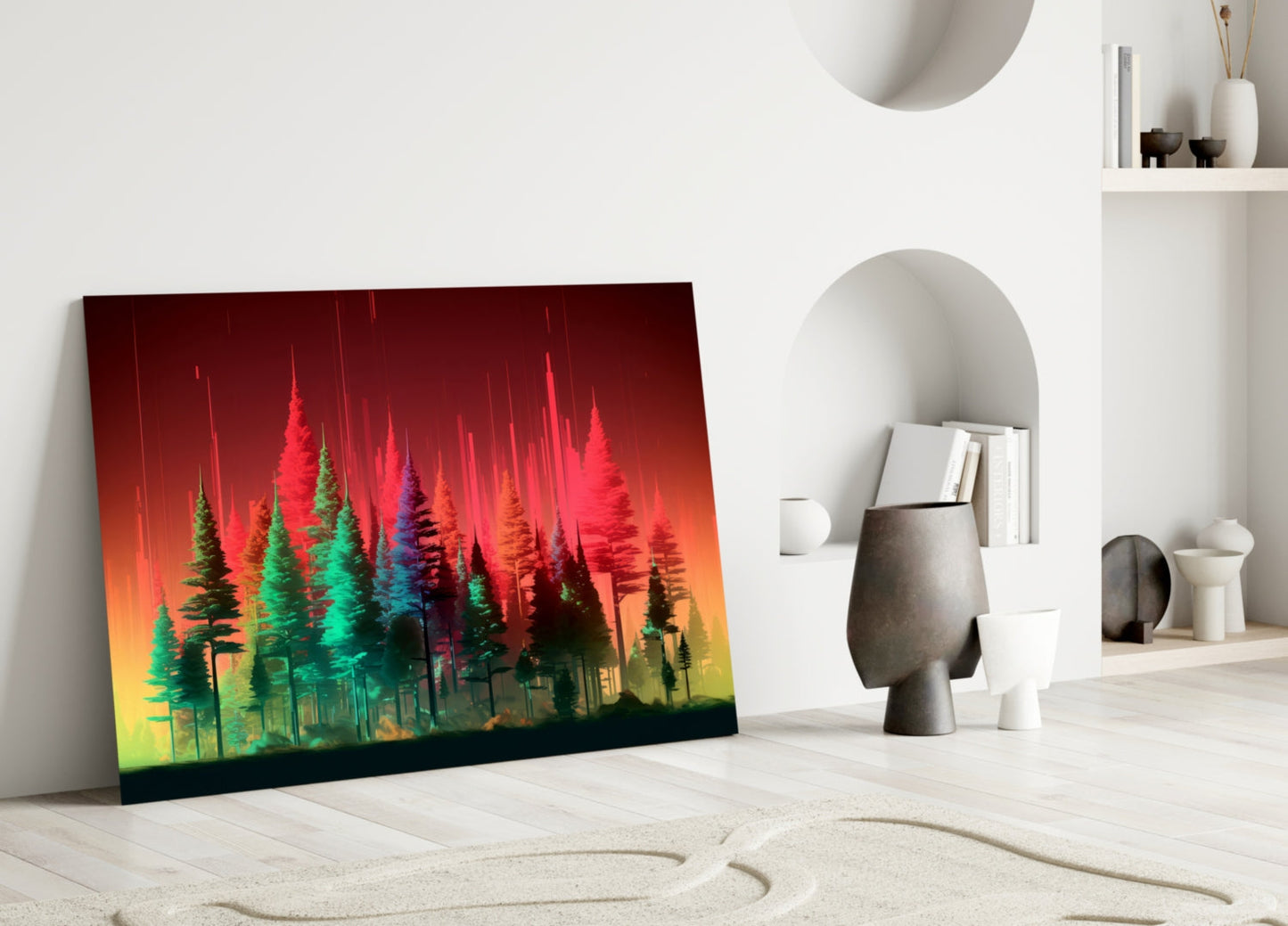 Forest of Colors Glass Wall Art || Designer Collection