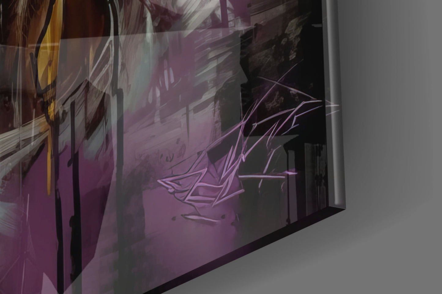 Kobe Glass Wall Art || Designer Collection
