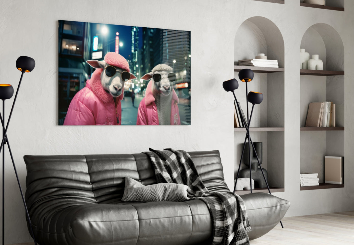 City Music Glass Wall Art|| Designer's Collection