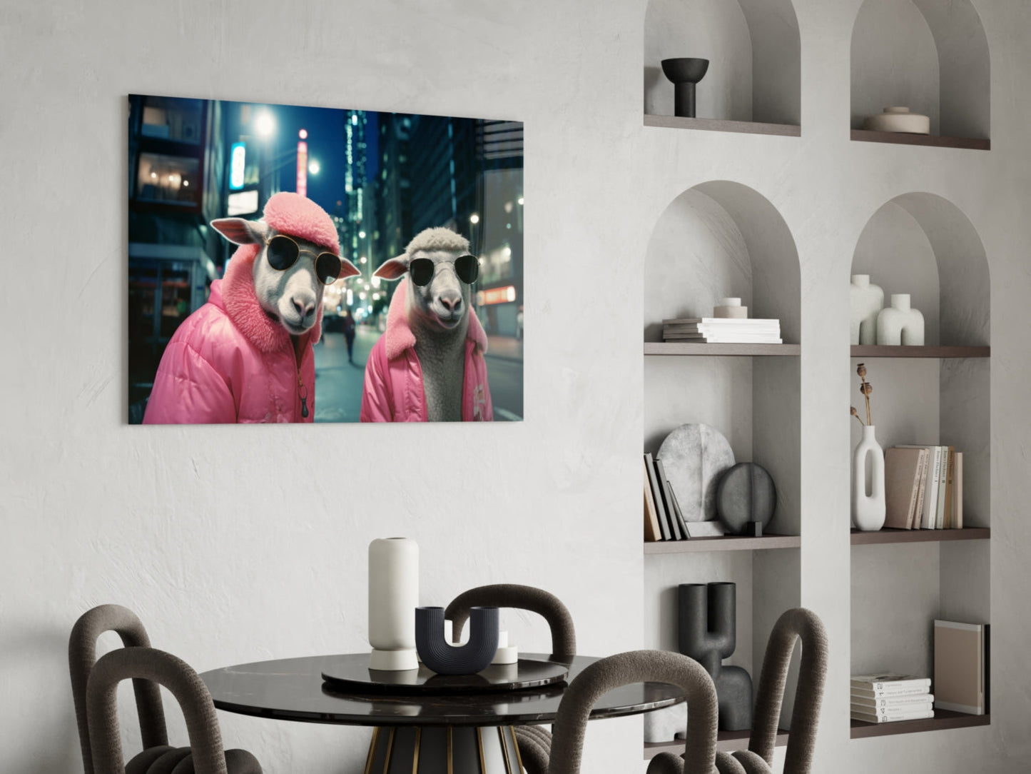 City Music Glass Wall Art|| Designer's Collection