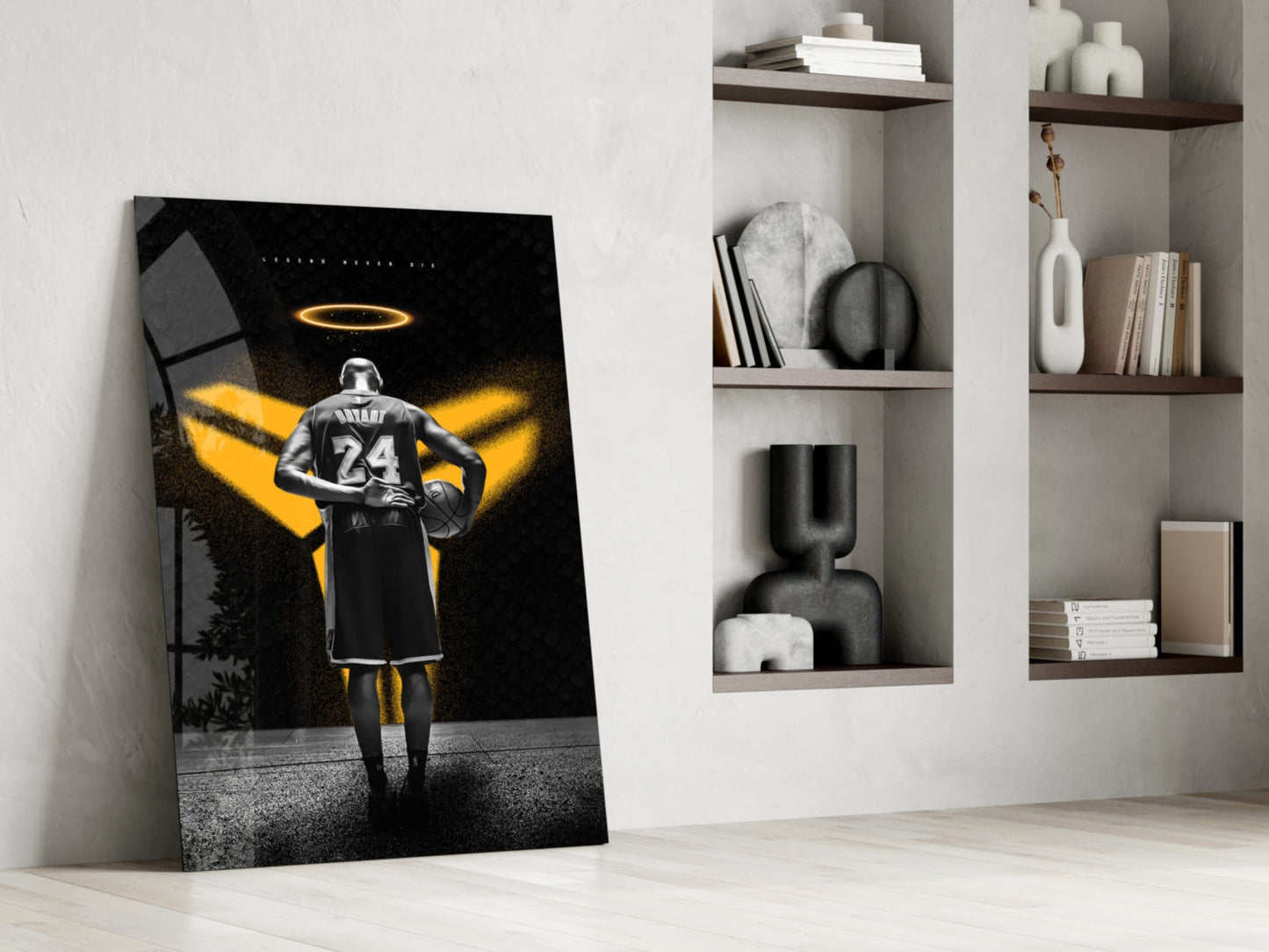 Kobe Bryant Glass Wall Art || Designer Collection