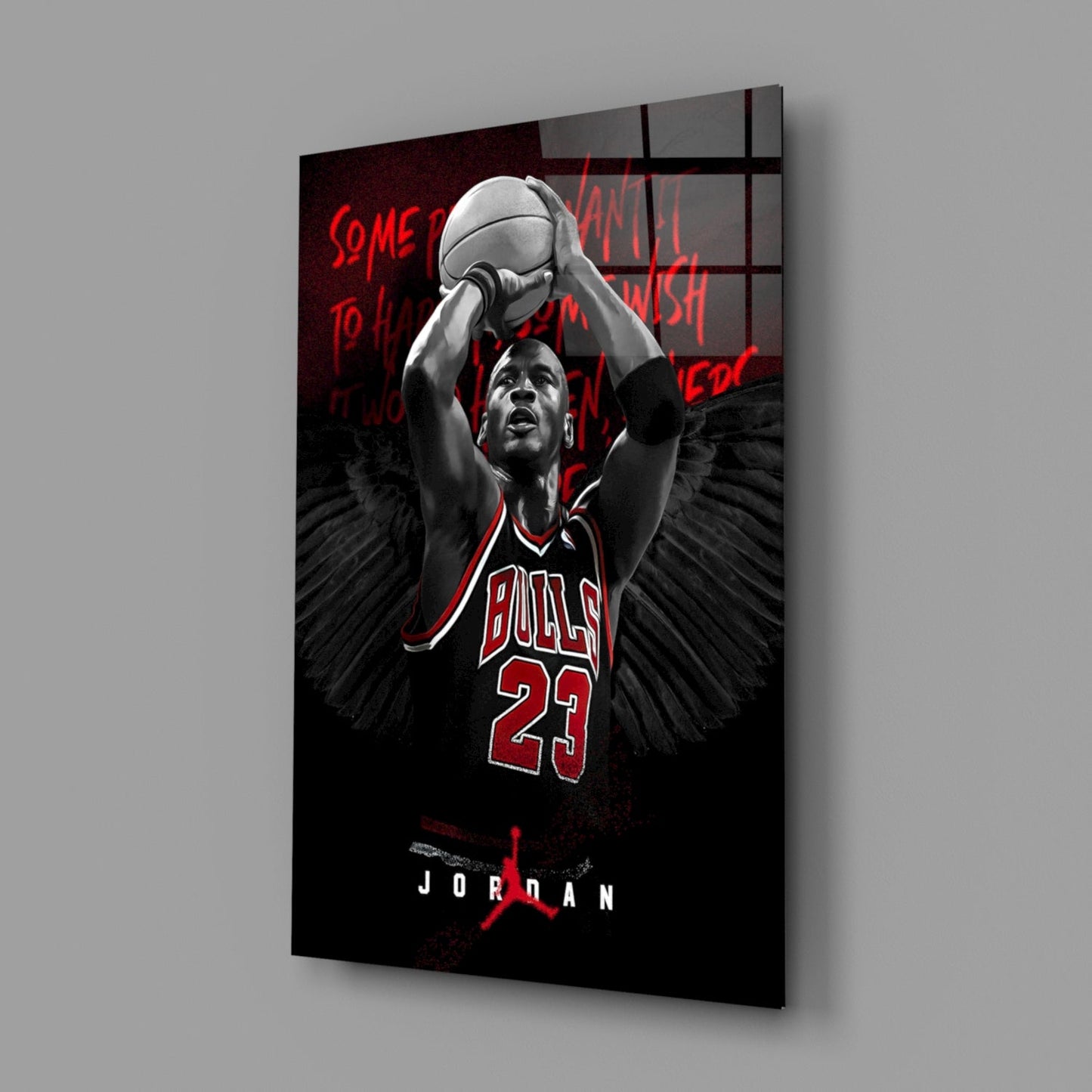 Jordan Glass Wall Art || Designer Collection
