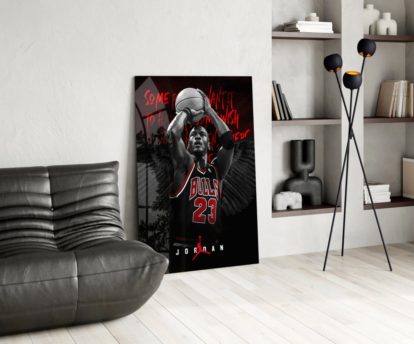 Jordan Glass Wall Art || Designer Collection