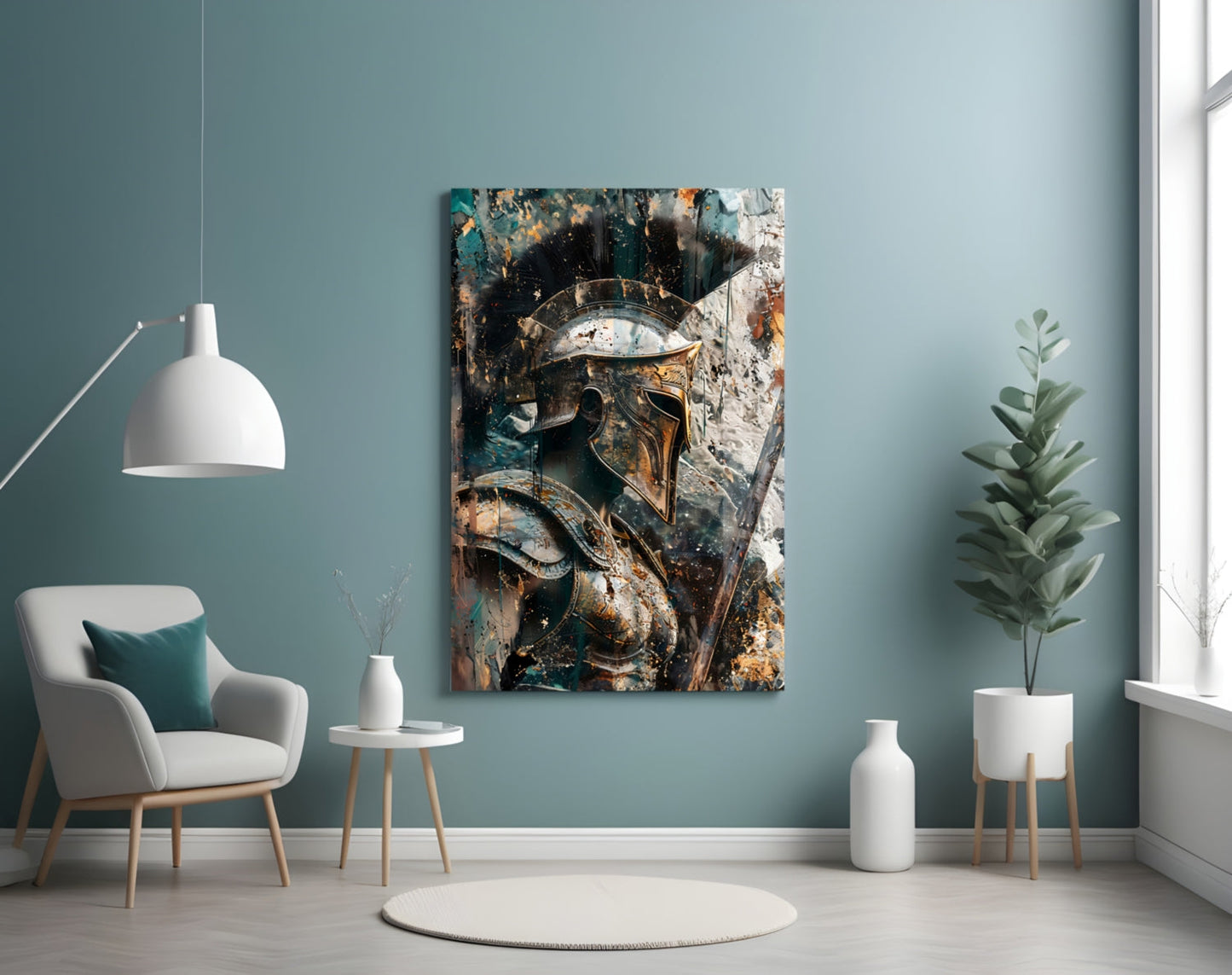 Gladiator Glass Wall Art || Designer Collection