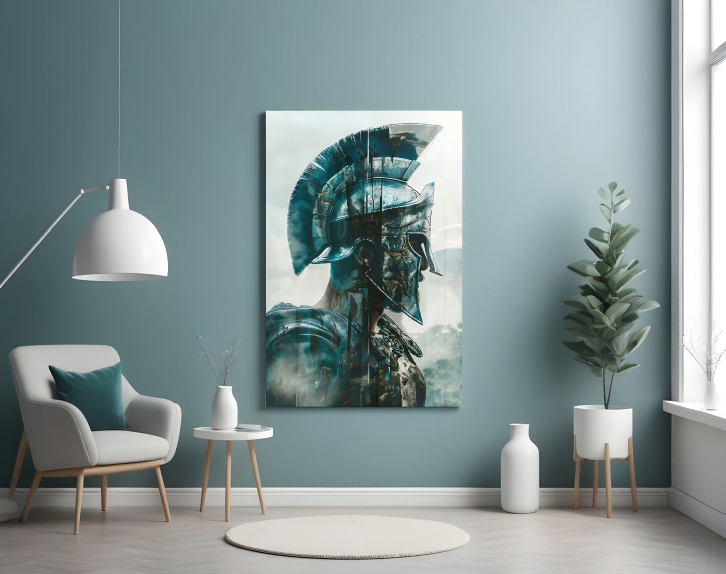 Gladiator Glass Wall Art || Designer Collection