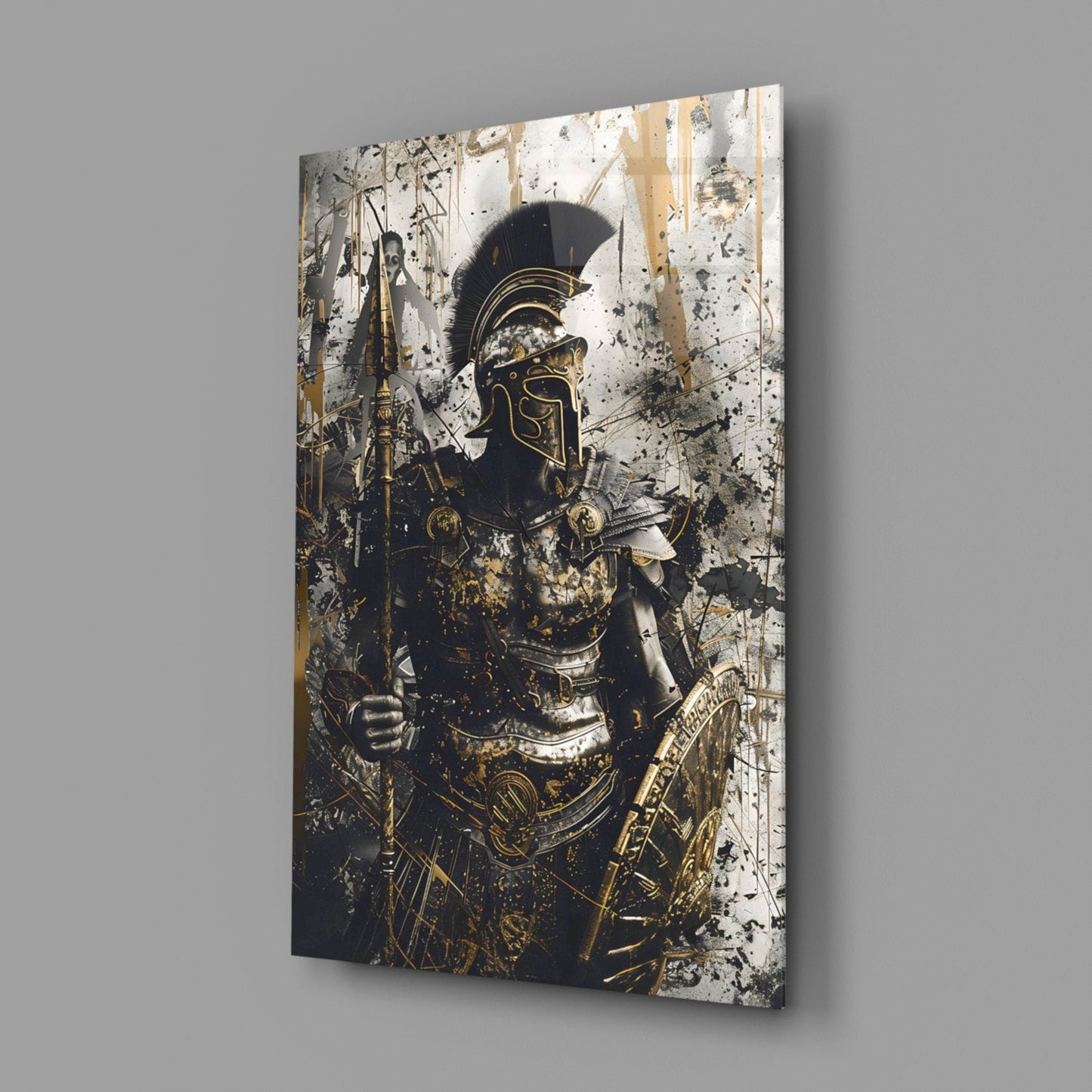 Gladiator Glass Wall Art || Designer Collection