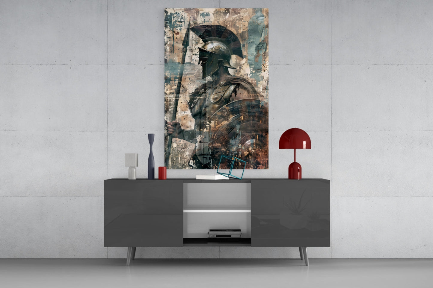 Gladiator Glass Wall Art || Designer Collection