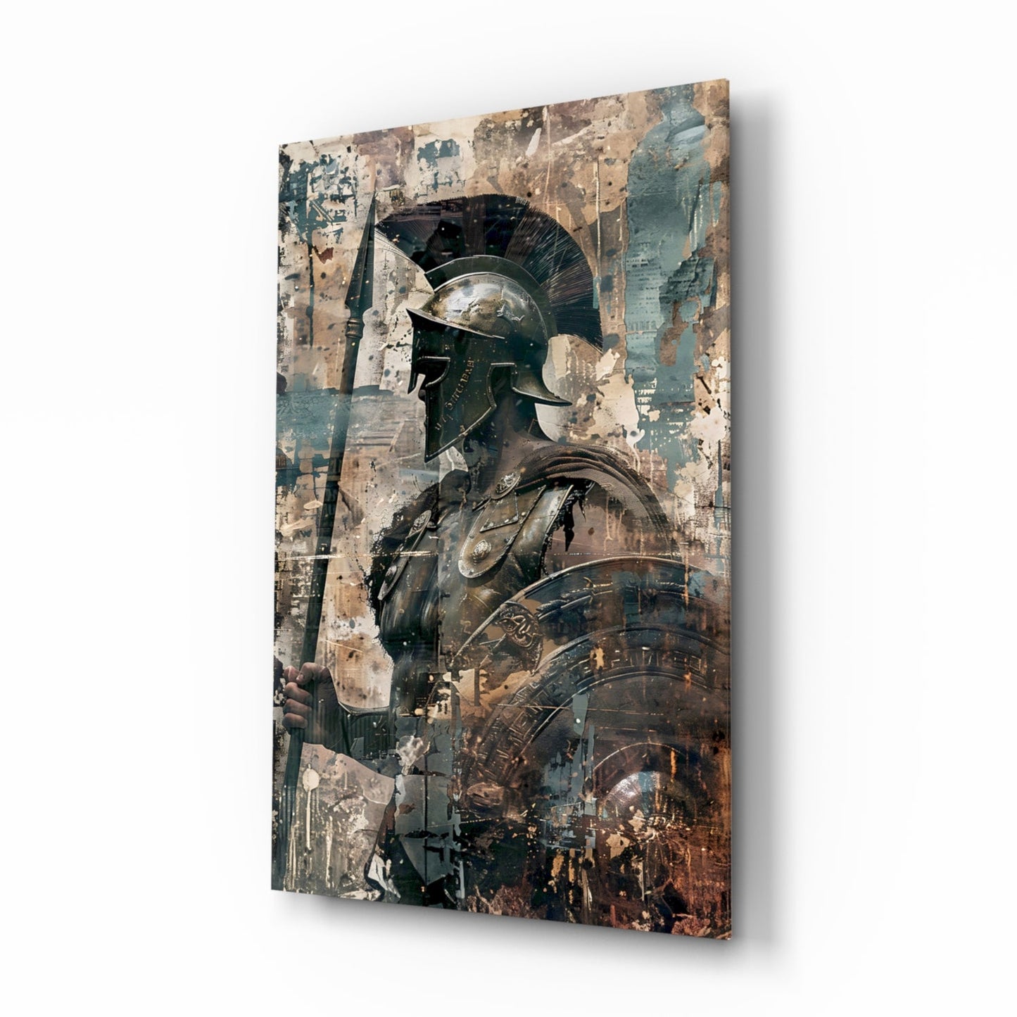 Gladiator Glass Wall Art || Designer Collection