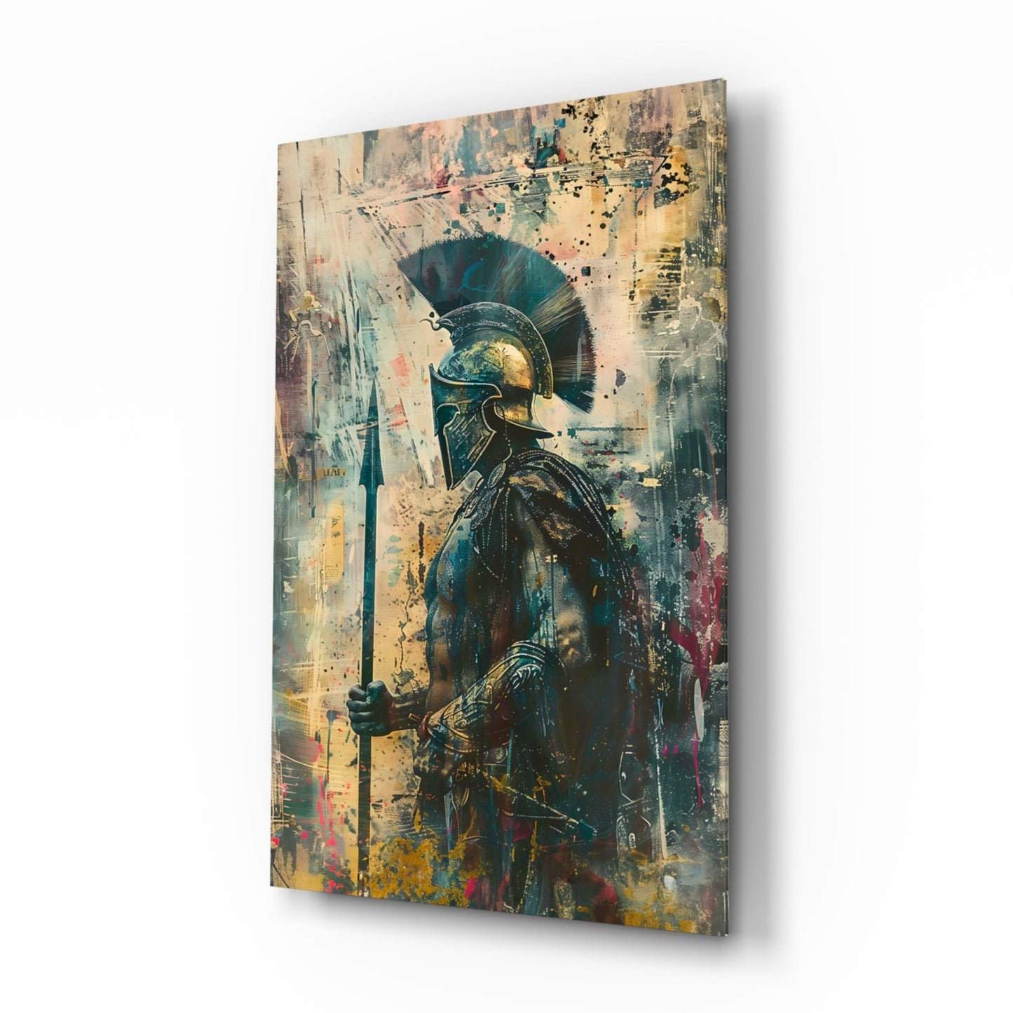 Gladiator Glass Wall Art || Designer Collection