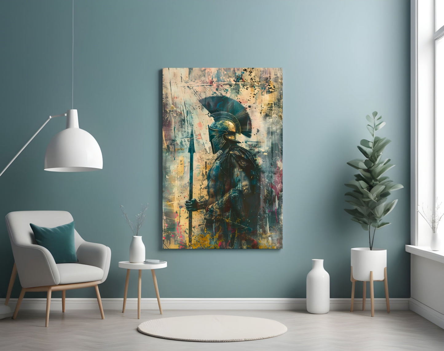 Gladiator Glass Wall Art || Designer Collection