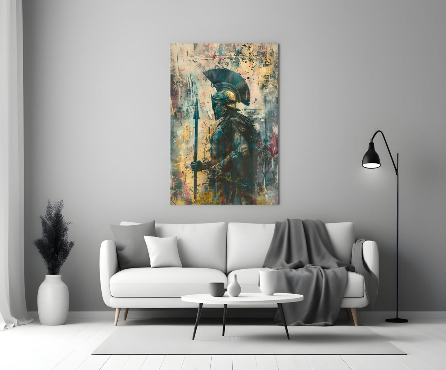 Gladiator Glass Wall Art || Designer Collection