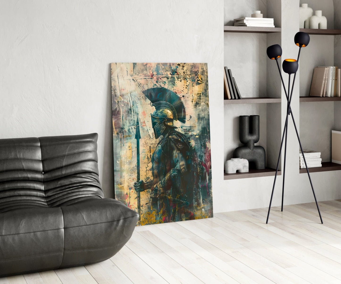 Gladiator Glass Wall Art || Designer Collection