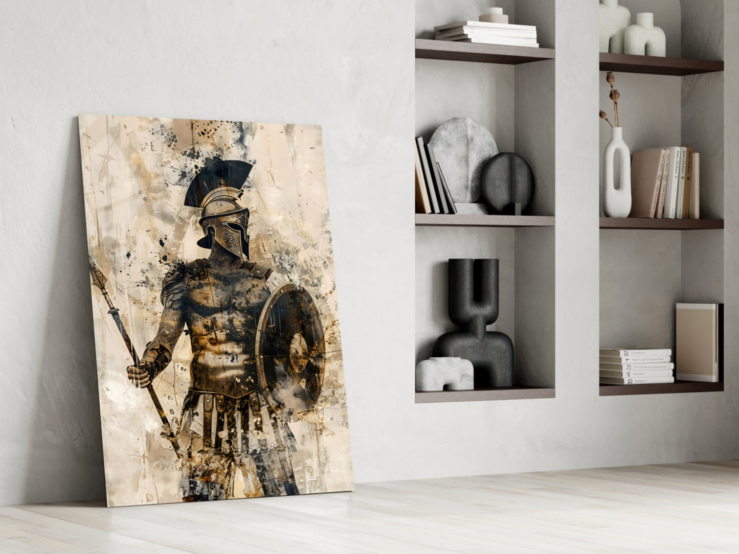 Gladiator Glass Wall Art || Designer Collection