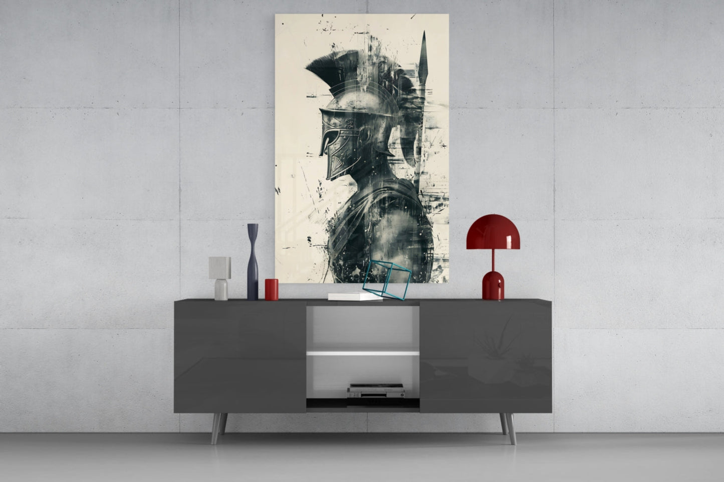 Gladiator Glass Wall Art || Designer Collection