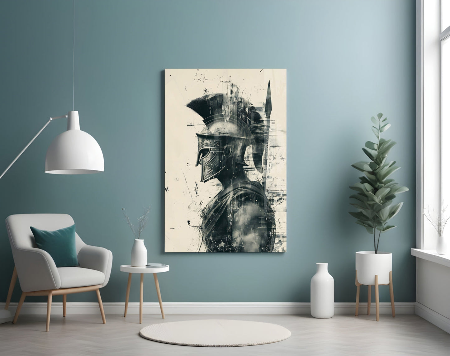 Gladiator Glass Wall Art || Designer Collection