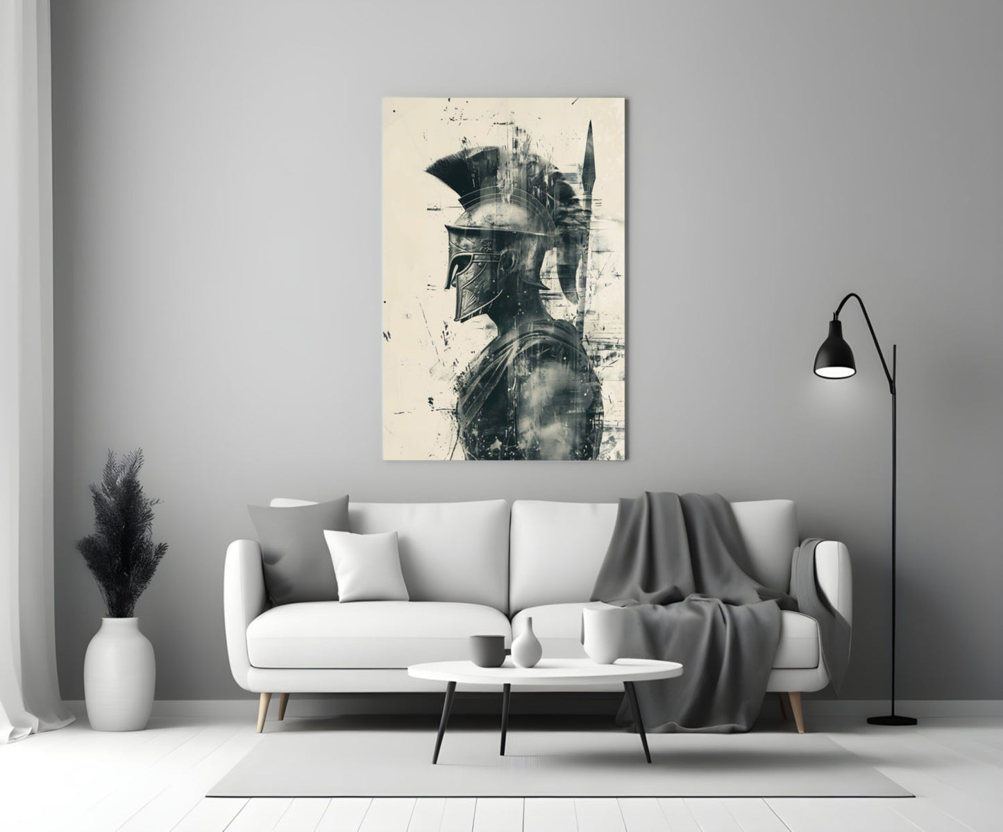Gladiator Glass Wall Art || Designer Collection