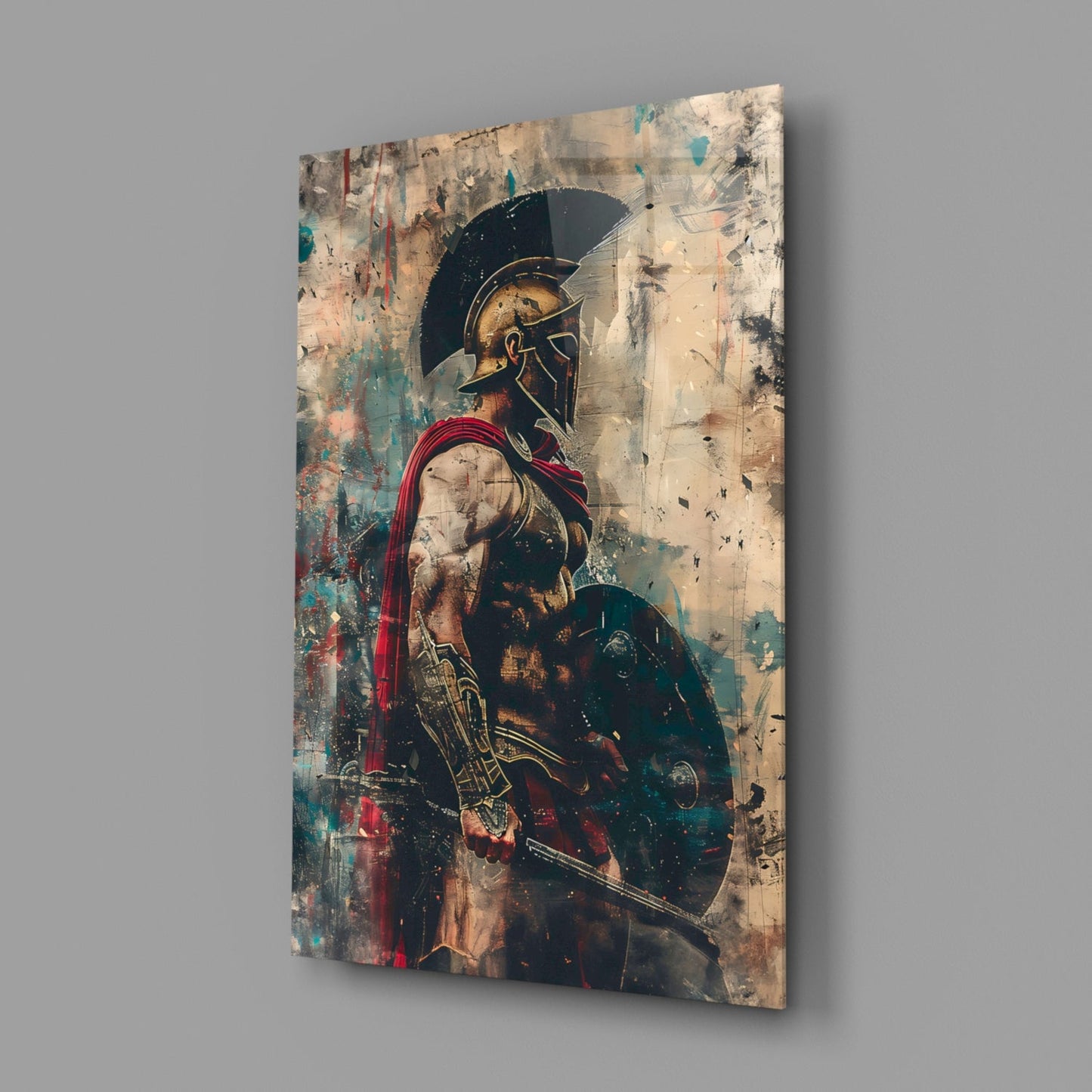Gladiator Glass Wall Art || Designer Collection