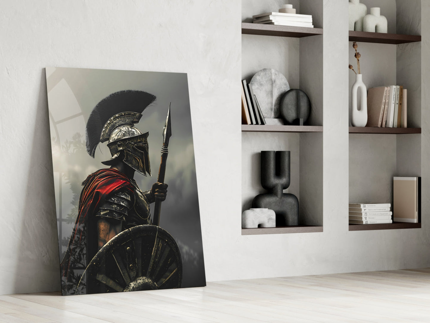 Gladiator Glass Wall Art || Designer Collection
