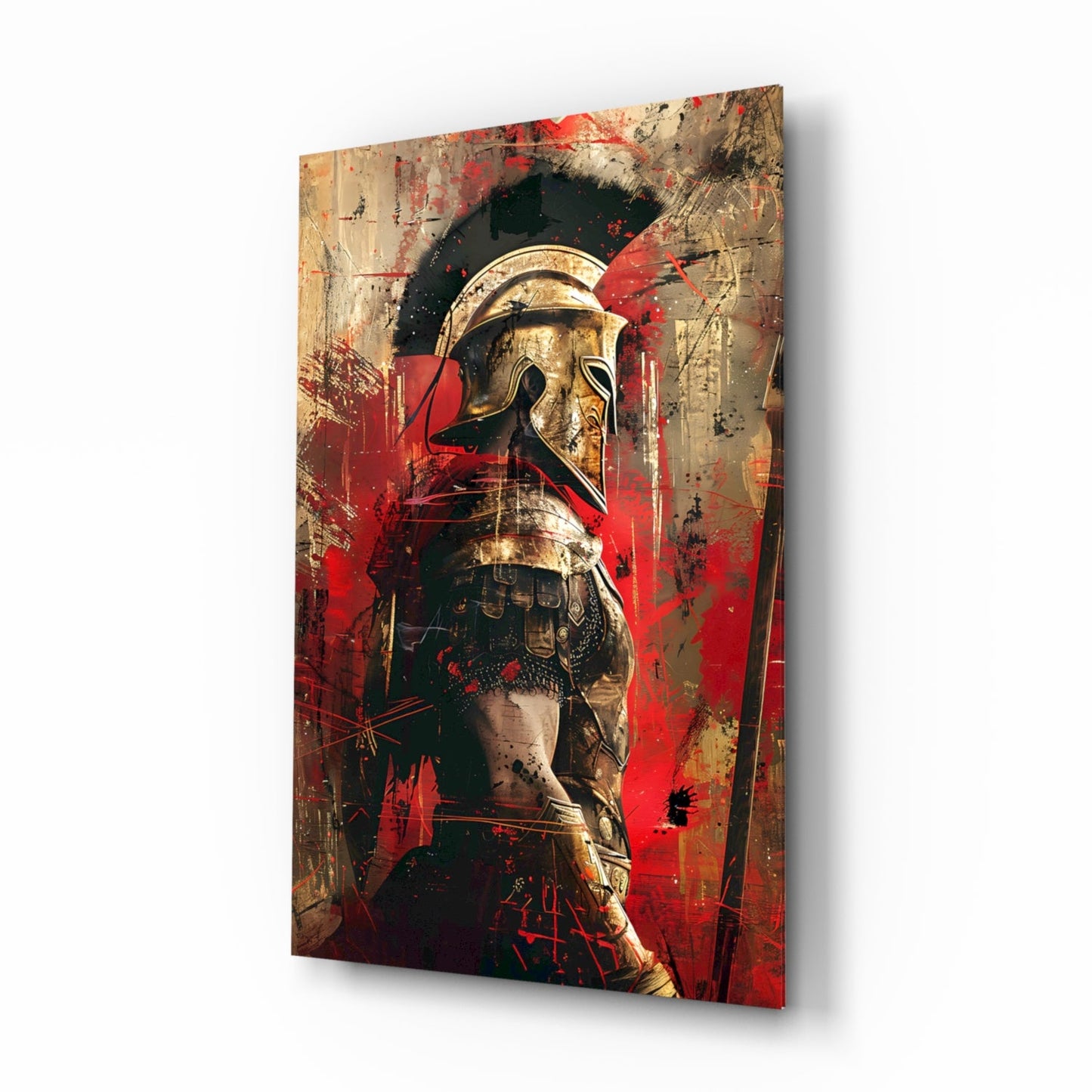 Gladiator Glass Wall Art || Designer Collection