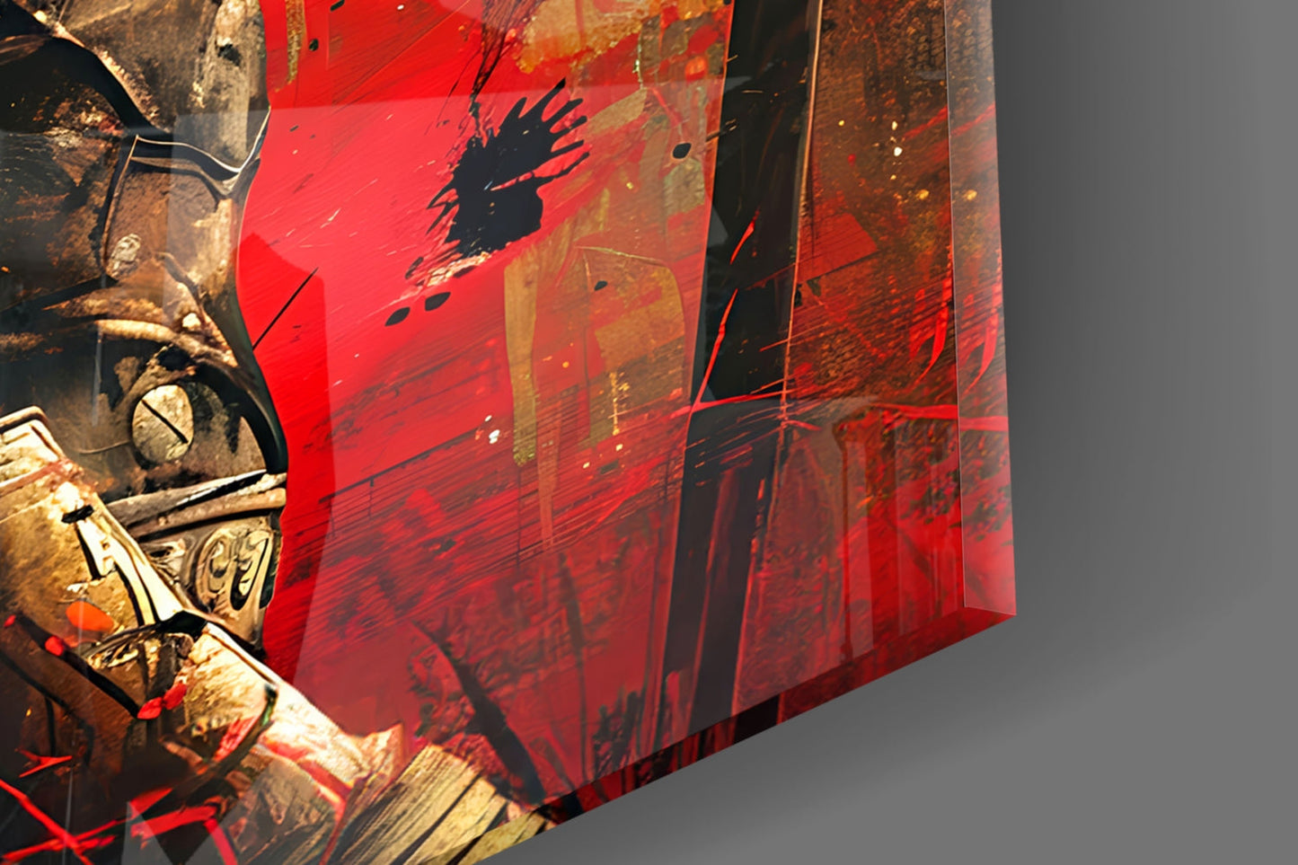 Gladiator Glass Wall Art || Designer Collection