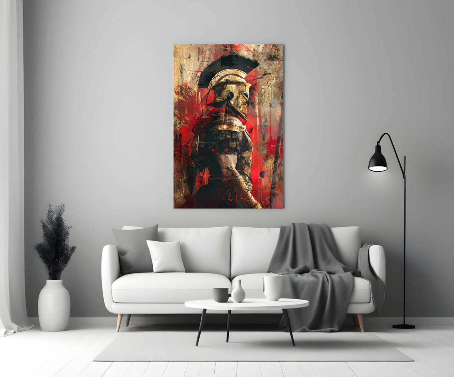 Gladiator Glass Wall Art || Designer Collection