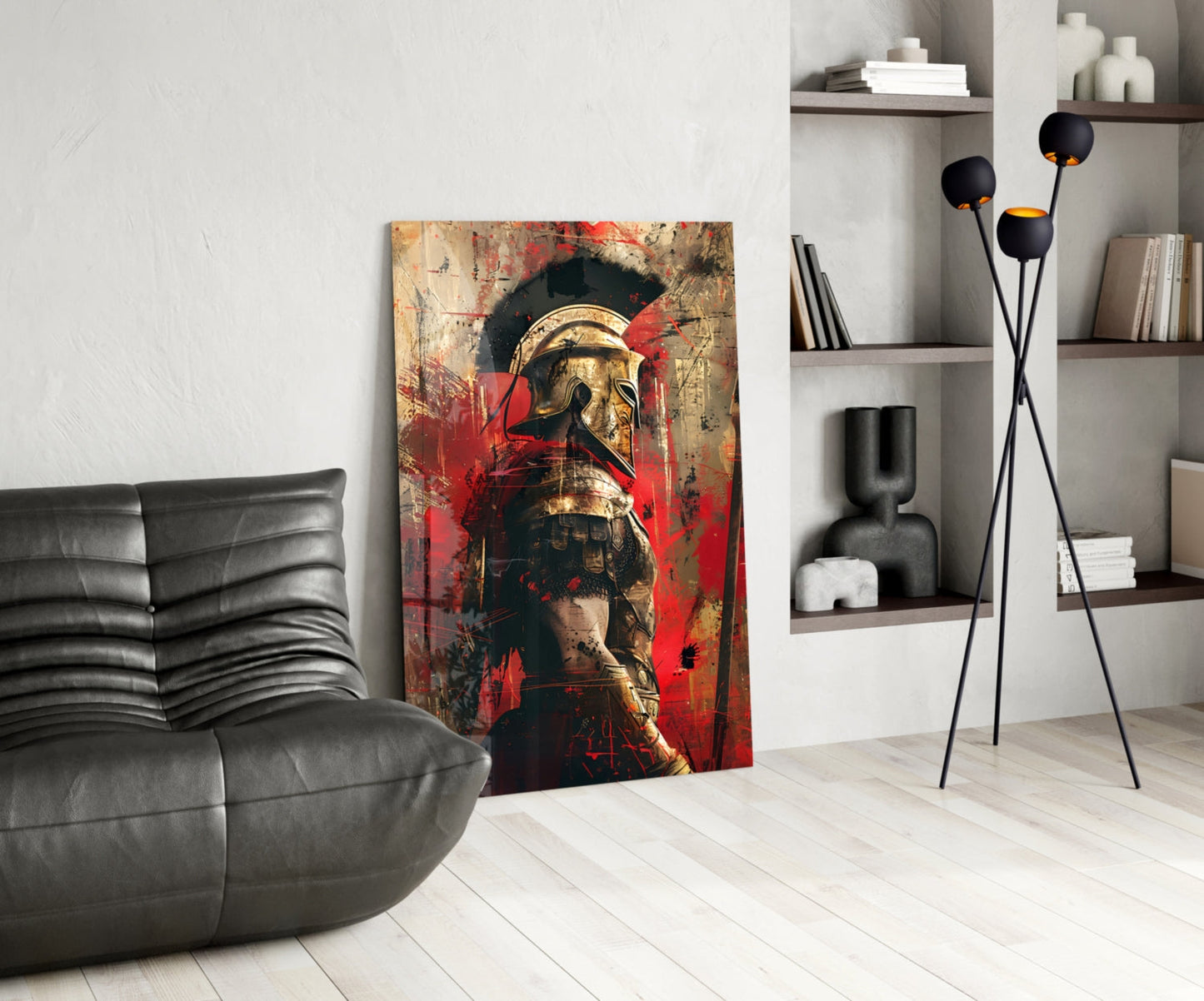 Gladiator Glass Wall Art || Designer Collection