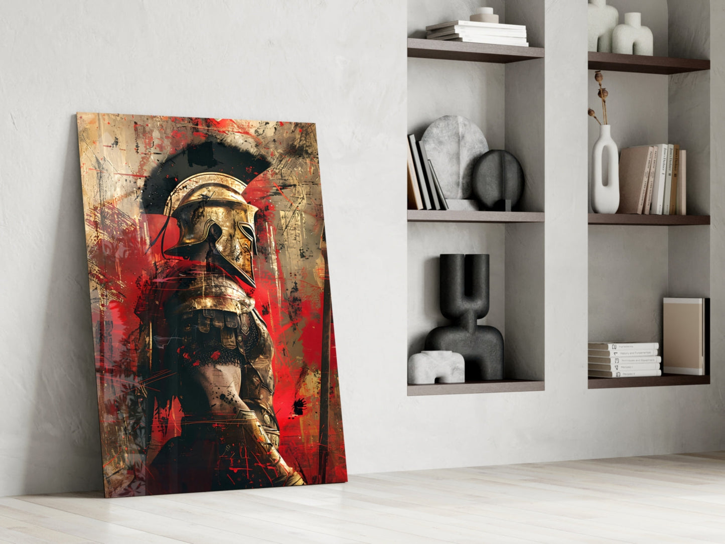 Gladiator Glass Wall Art || Designer Collection