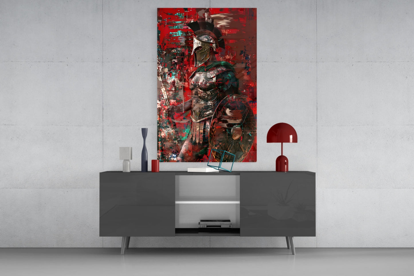 Gladiator Glass Wall Art || Designer Collection