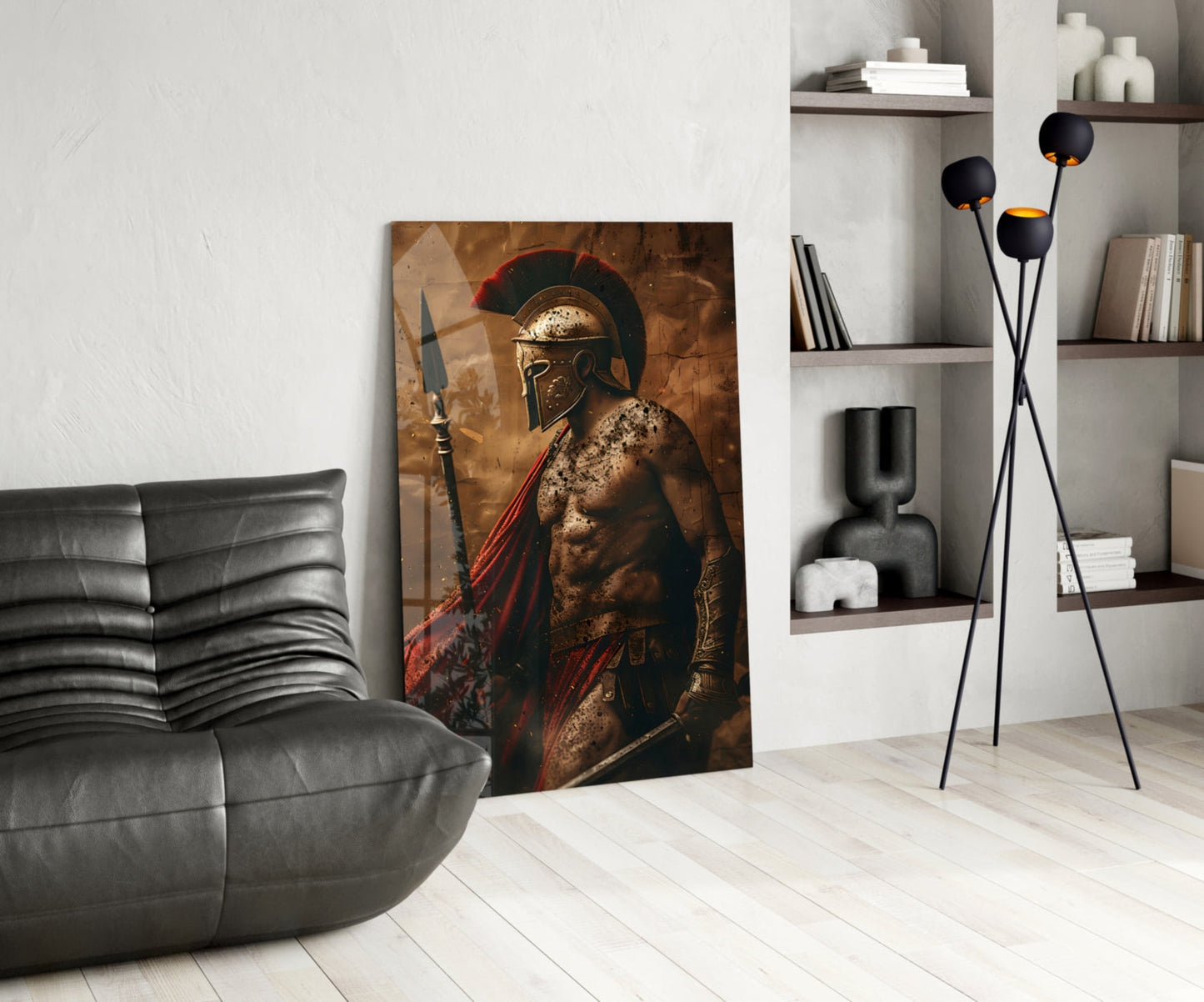Gladiator Glass Wall Art || Designer Collection