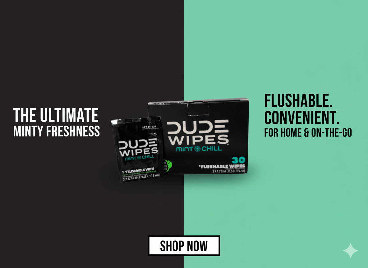 DUDE Wipes XL Flushable Wipes – Fragrance Free, Hypoallergenic Adult Wipes (400 CT / 480 CT)
