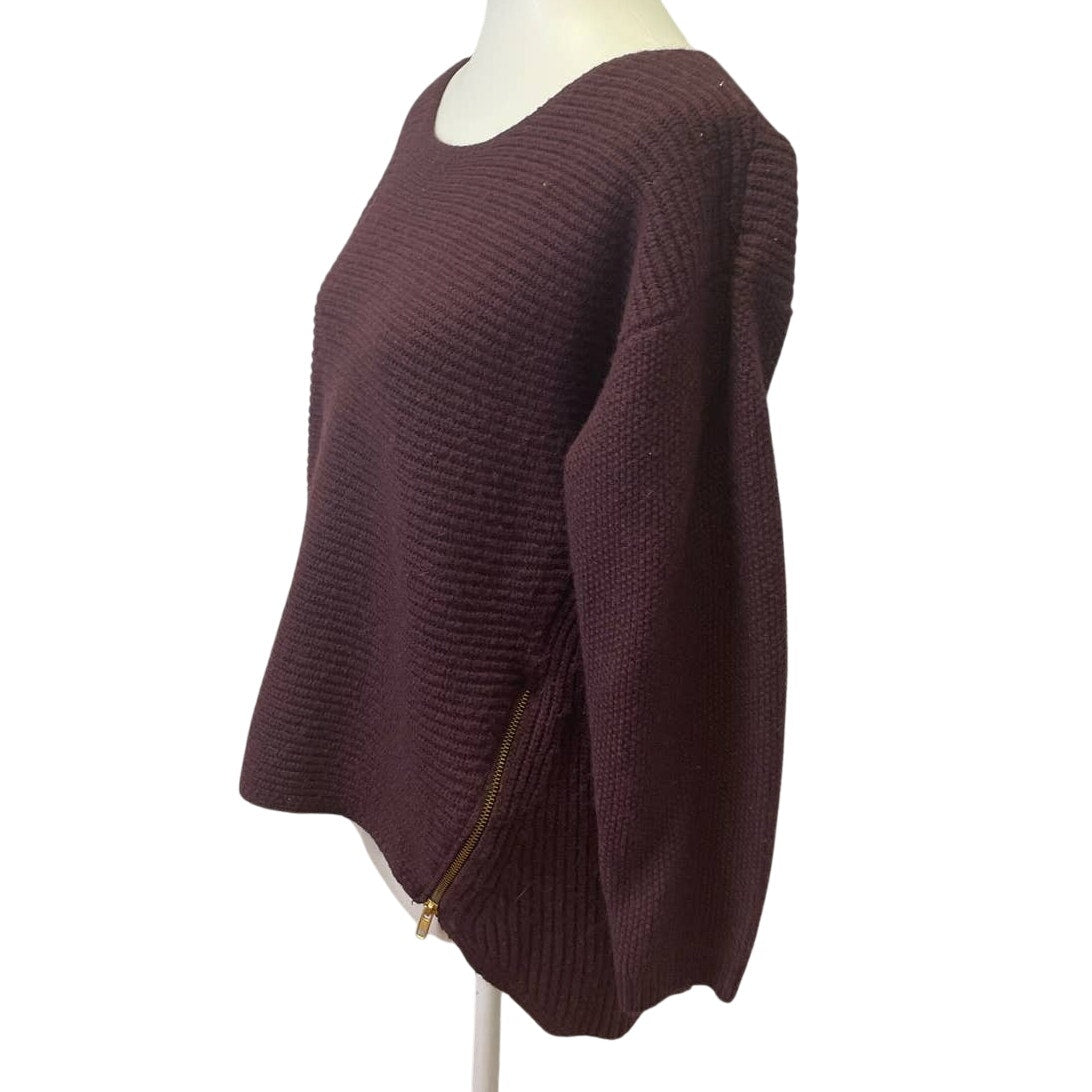 Bar III Womens XL Wool Blend Long Sleeve Ribbed Crew Neck Pullover Sweater