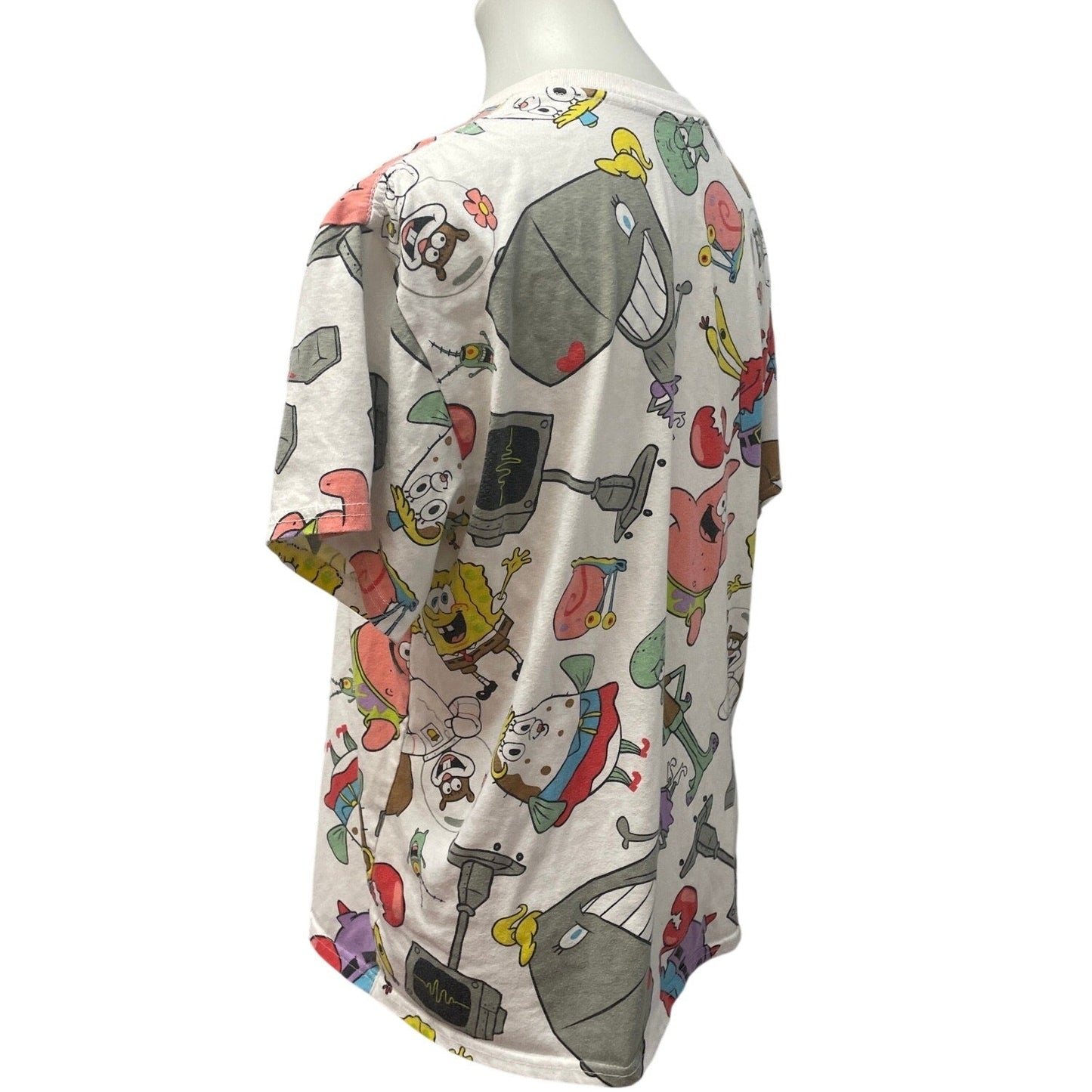Nickelodeon Spongebob Squarepants Mens Medium Short Sleeve Crew Neck Tee