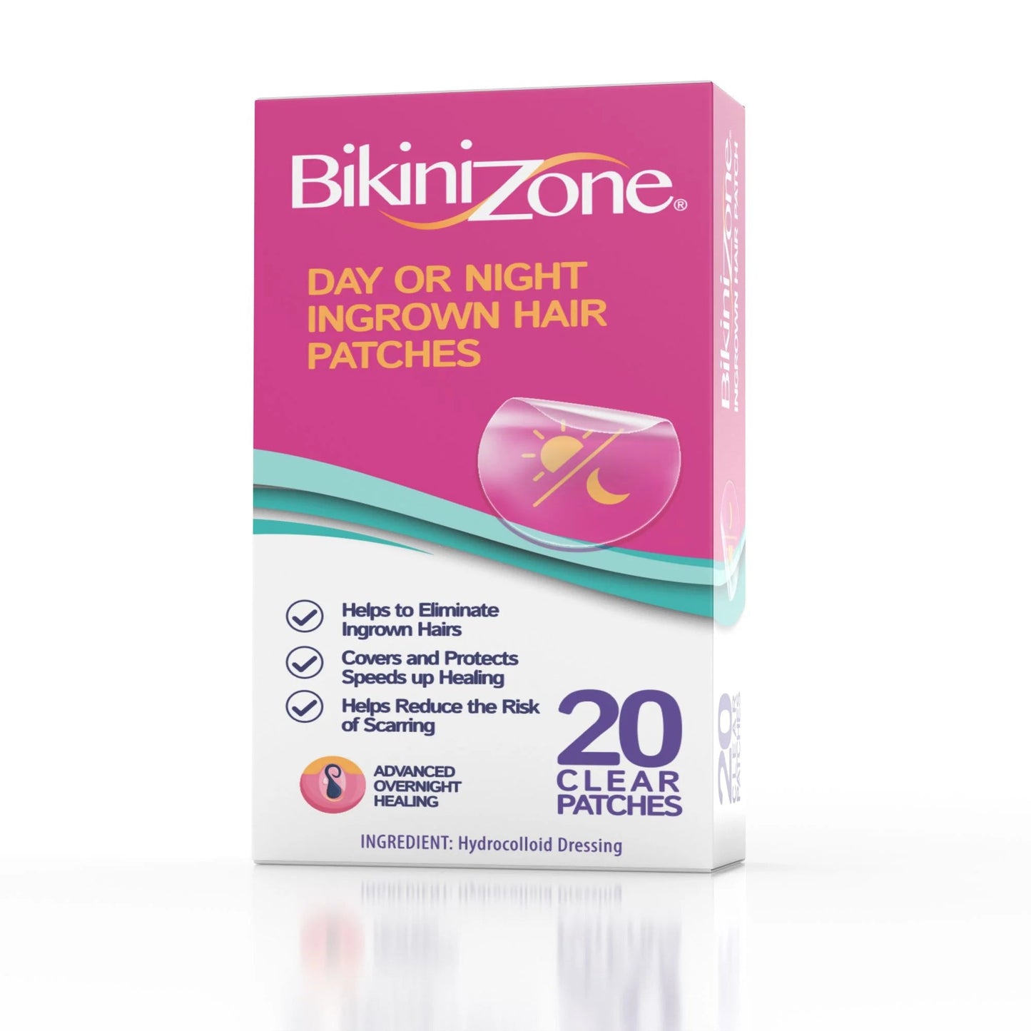 Day or Night Ingrown Hair Women’S Aftershave Treatment Patches, 20 Count