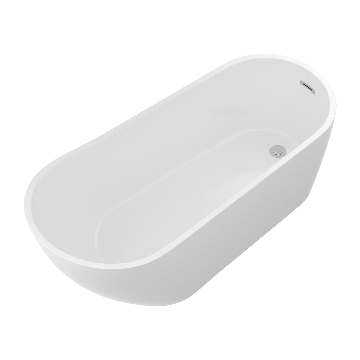 67" Acrylic Freestanding Bathtub