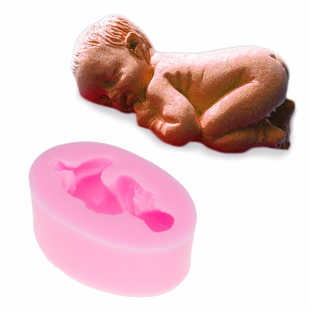 Chocolate Silicone Mold Plaster  Light Clay