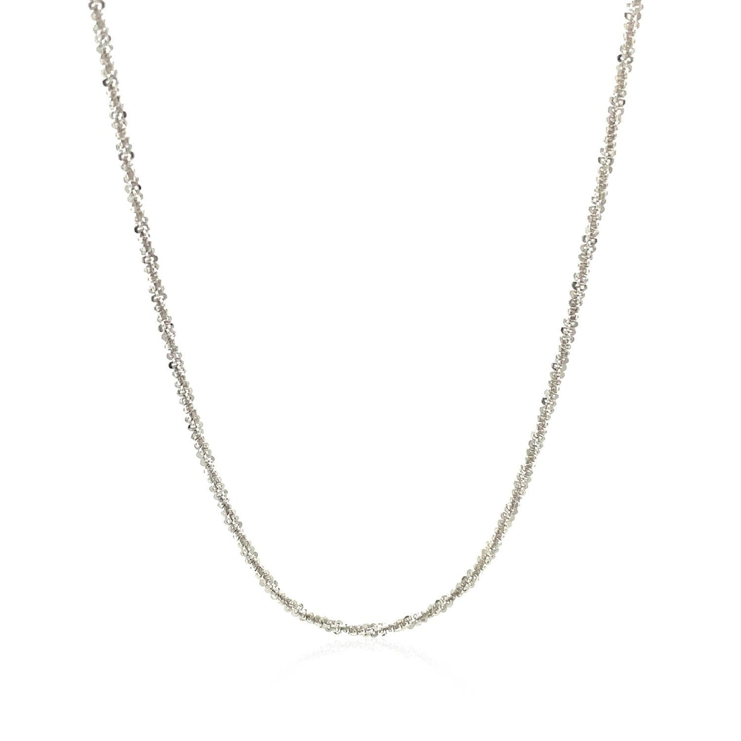 Sterling Silver 1.5mm Adjustable Sparkle Chain