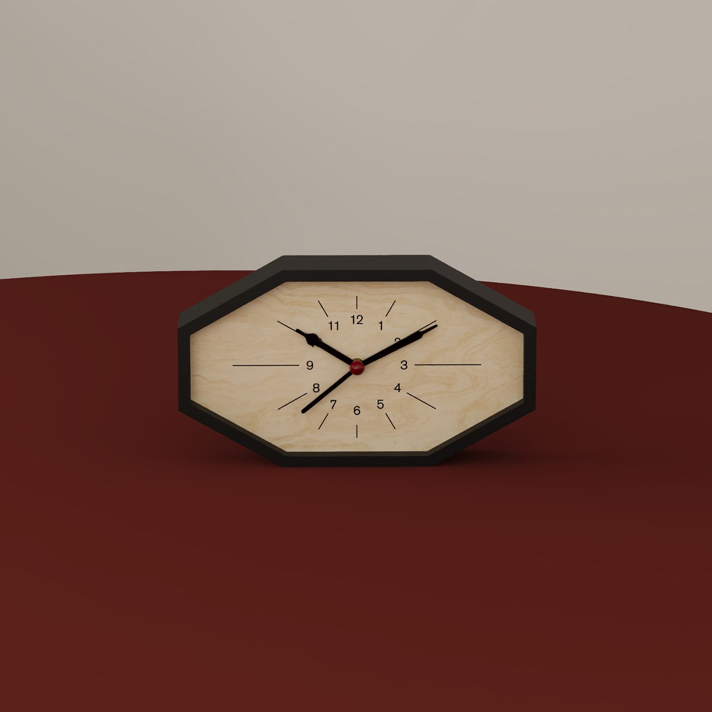 Octagon Dual-Sided Clock-5