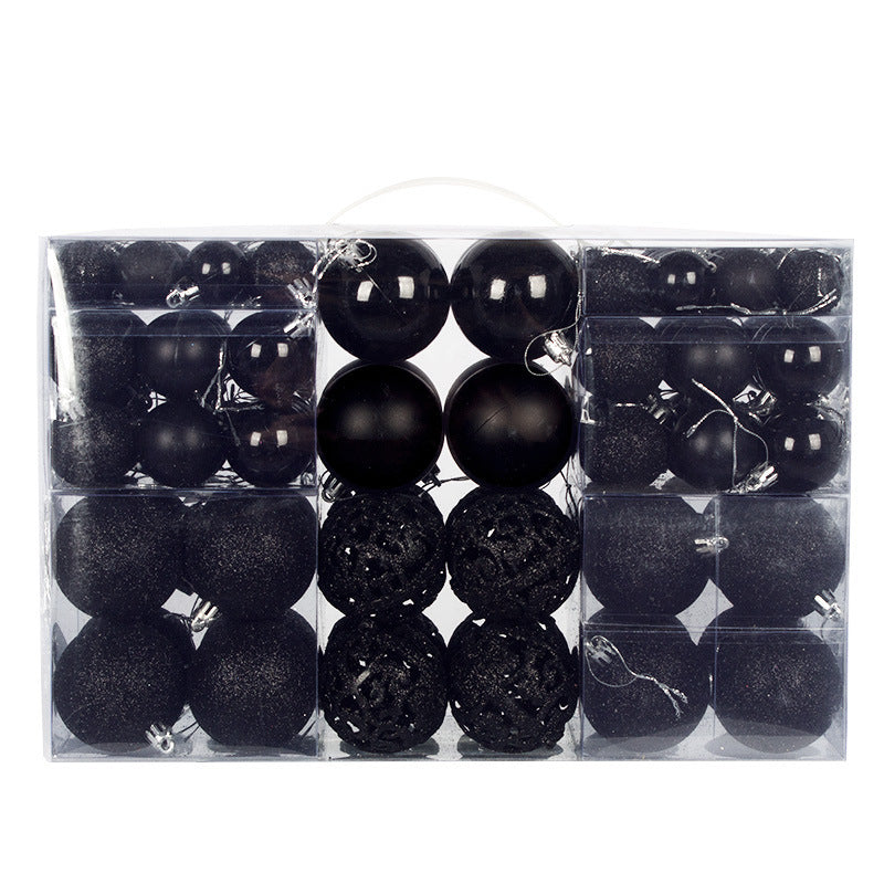 Christmas Ball 3-6cm Set Pvc Boxed Christmas Tree Decoration Colorful Ball