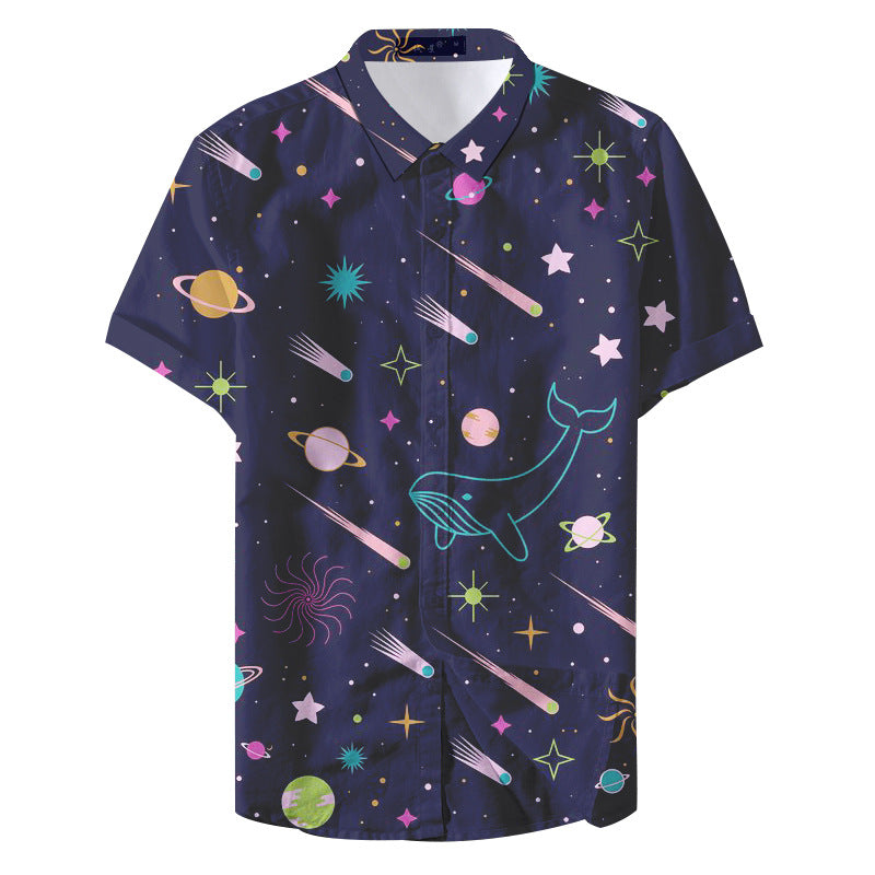 European And American Nightclub Plus Size Breathable Shirt