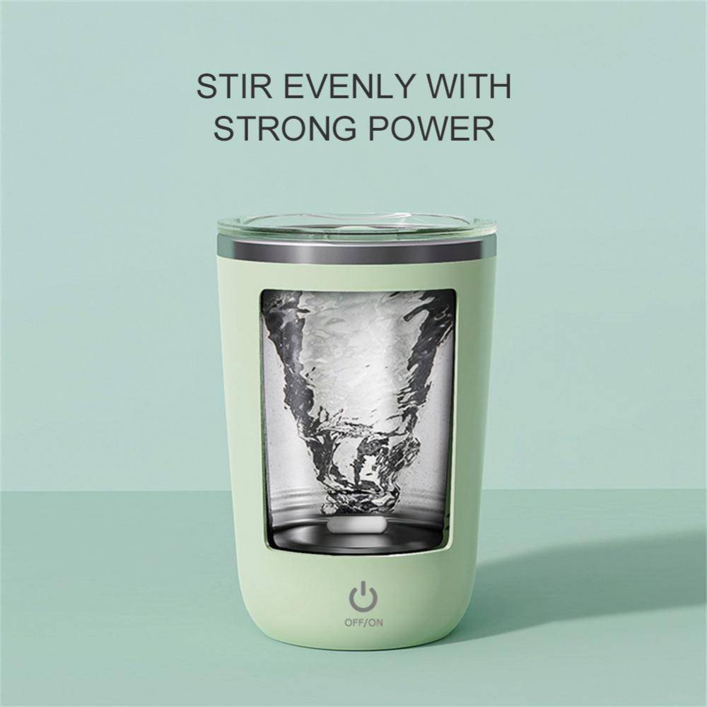 Insulated Self-Stirring Coffee Mug – 350 ml Electric Mixer & Thermal Cup-4